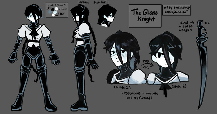 character reference sheet of an oc (2024)