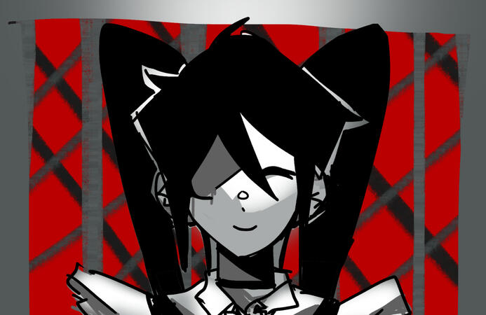 Bust of Miku inspired by the song &quot;Leave You on the Back of the Earth&quot; by Iyowa. (2023)